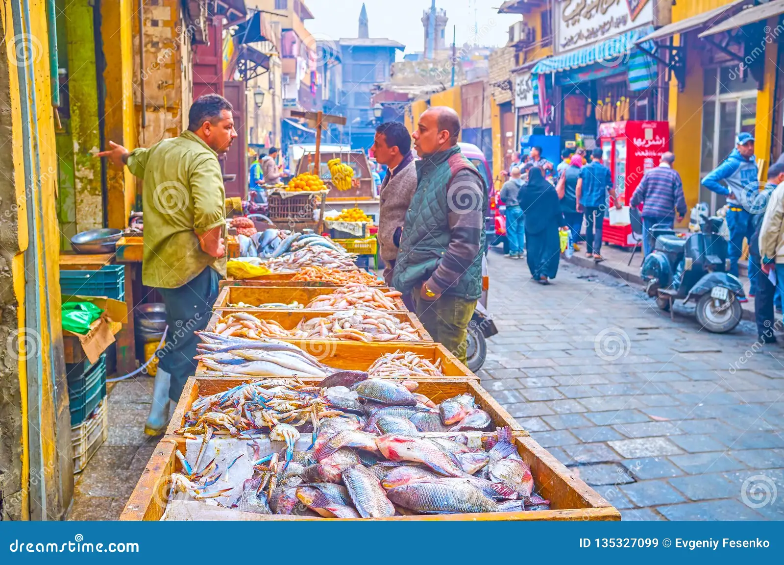 إحدى أسواق العاصمة المصرية (القاهرة)